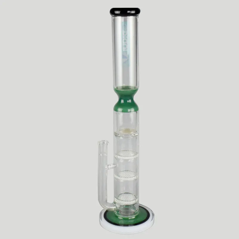 New Design 18" Inch Color Glass Bongs Water Pipe Bong Hookah