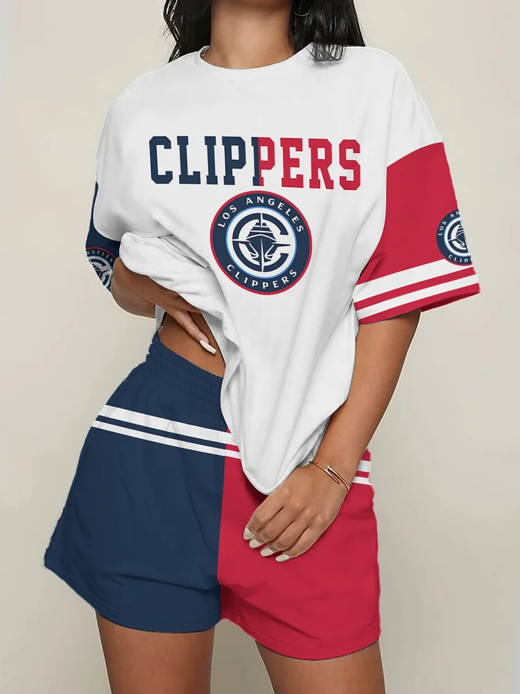 LA Clippers Limited Edition Top And Shorts Two-Piece Suits