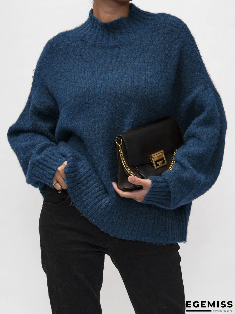 Brown Knitted Sweater | EGEMISS