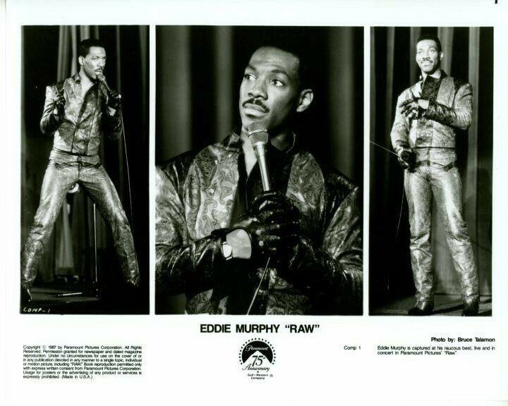 Eddie Murphy Raw 1987 Original 8x10 Press Photo Poster painting