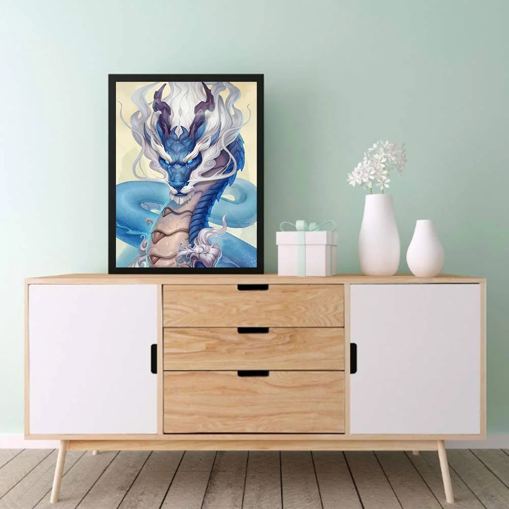 Full Round Diamond Painting 30*40cm - Dragon