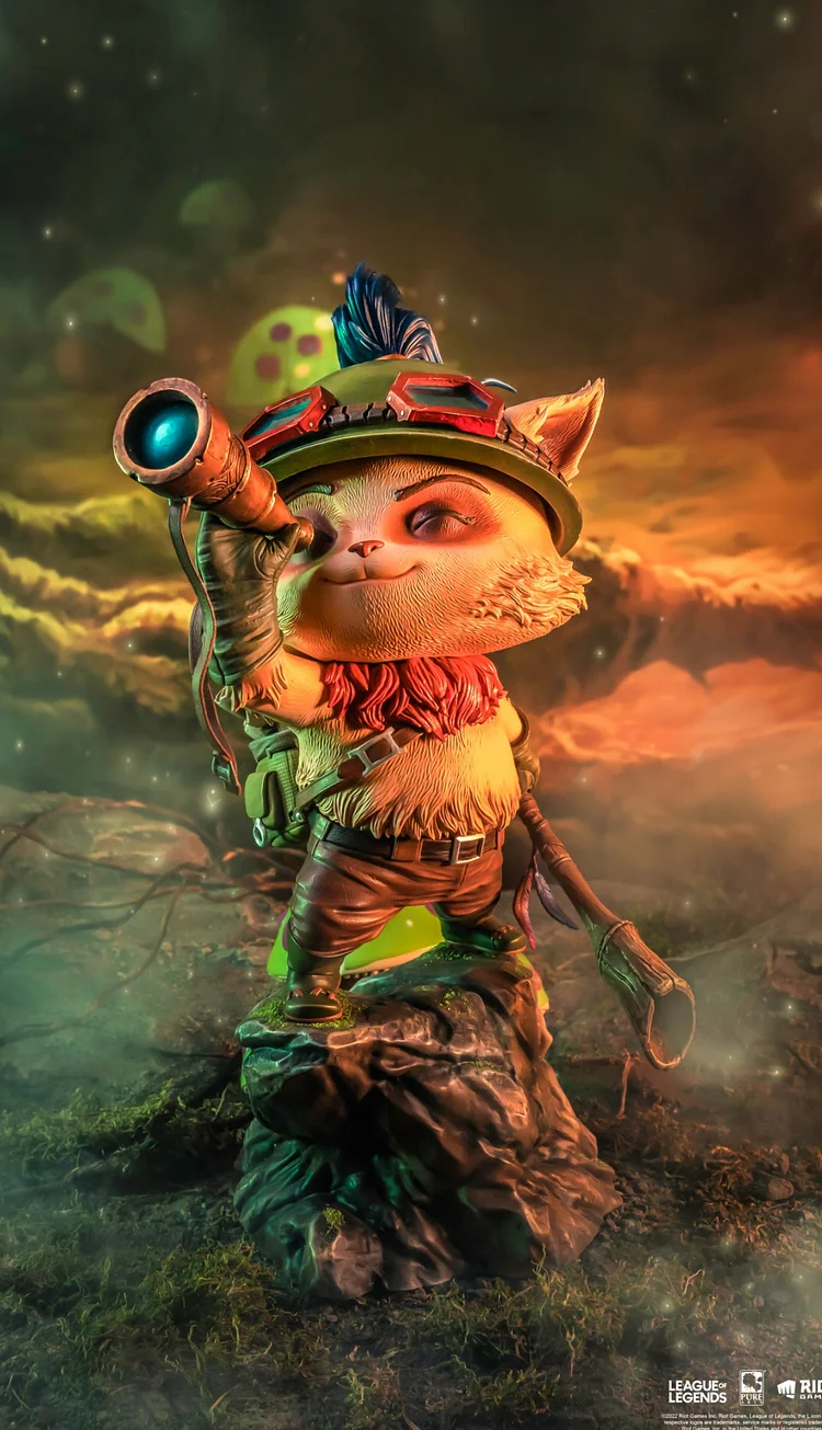 League Of Legends Studio - League of Legends Teemo The Swift Scout Statue 1/4 Statue(GK)-