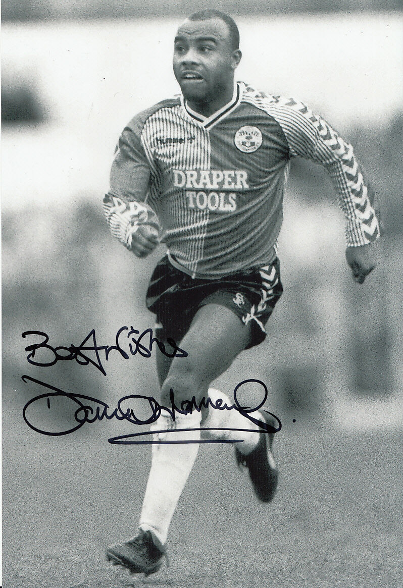 Southampton Hand Signed Danny Wallace Photo Poster painting 12x8.