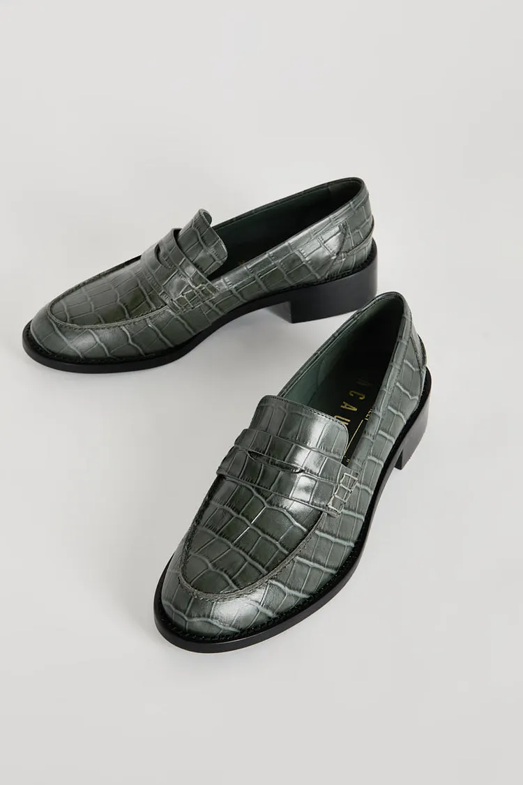 Neighbor Loafers in Spruce | Leather Tassel Loafers | Memory  display picture 2