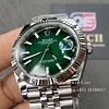 Rolex Datejust 41mm/36mm M126334 on Jubilee with Green Ombr&eacute; Dial and Fluted Bezel Super clone