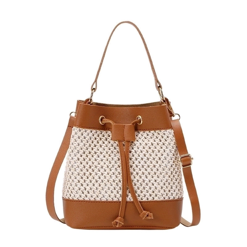 Women’s Small Autumn Pu Leather Fashion Bucket Bag