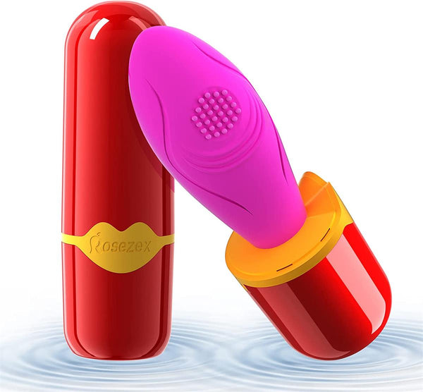Subscriber Exclusive &mdash; 10 Vibration Modes Clitoris Stimulator Portable G-spot Vibrator By Rose Toy