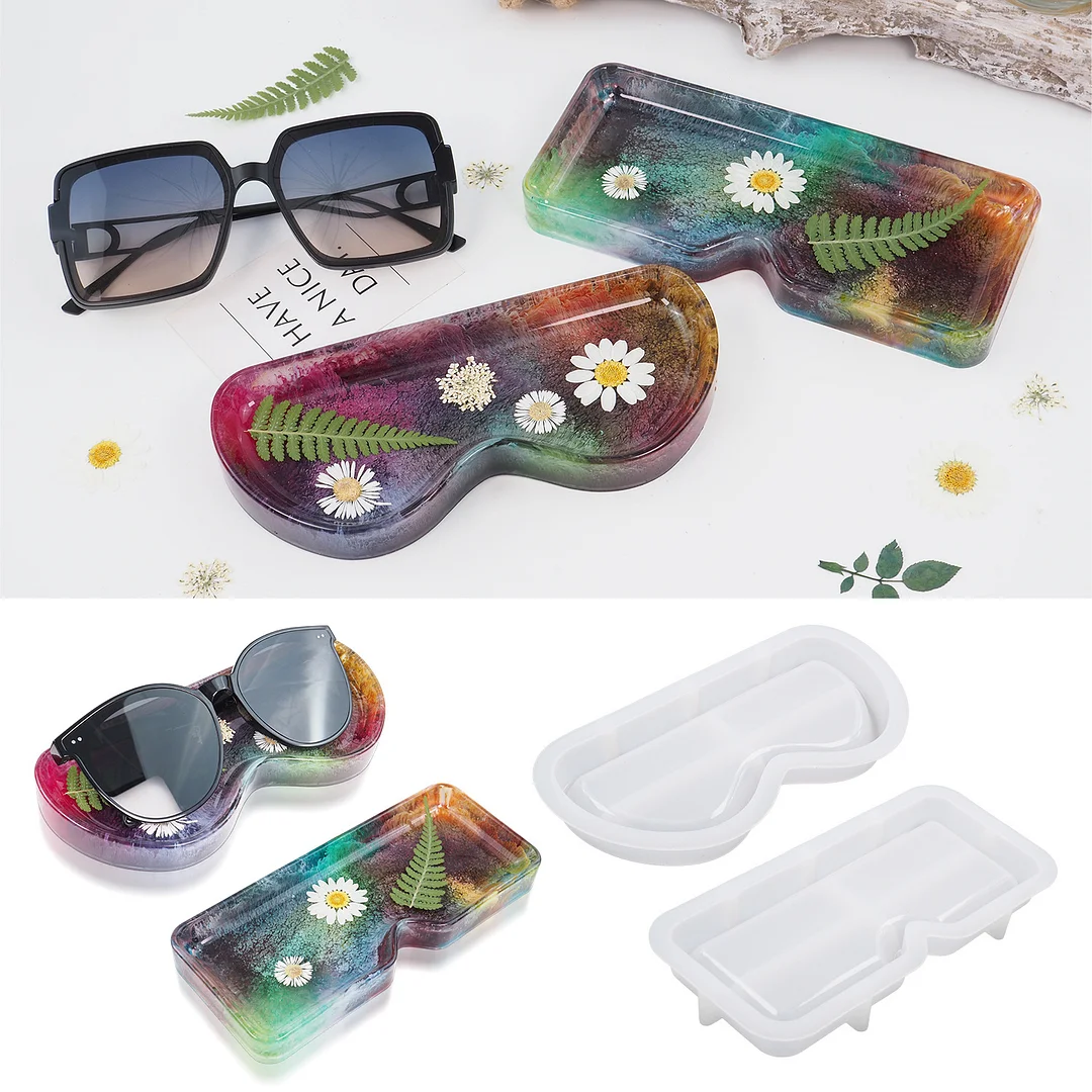 Glasses Sunglasses Tray Silicone Mold