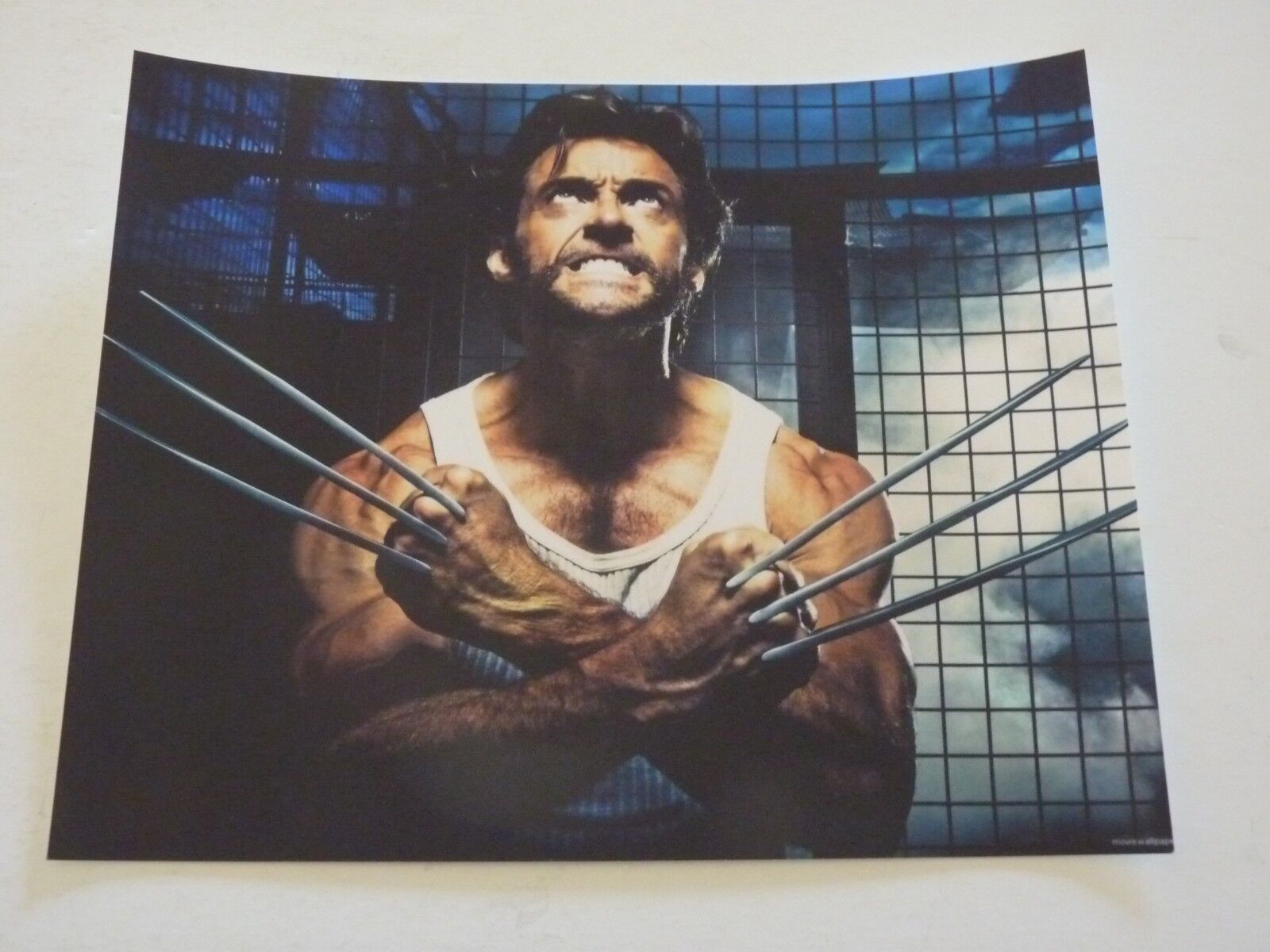 Hugh Jackman Wolverine Movie 8x10 Color Promo Photo Poster painting