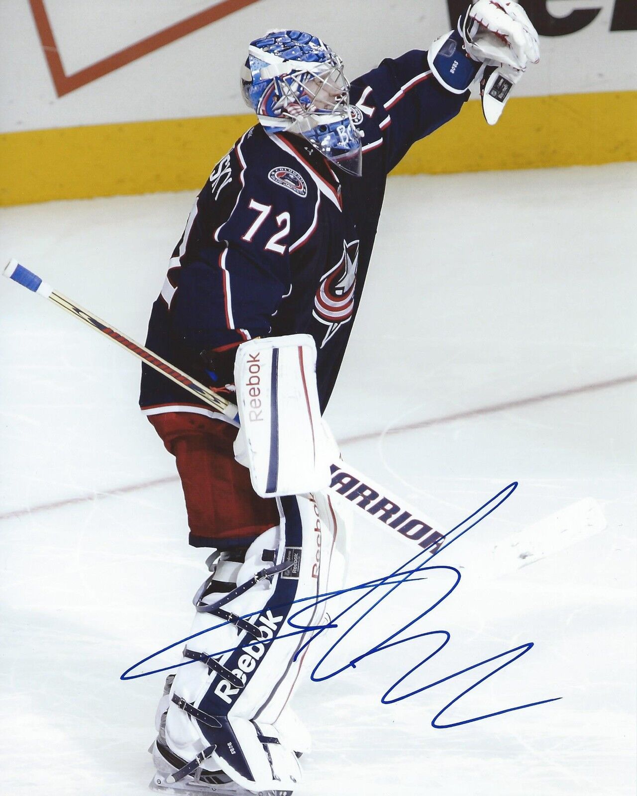 Sergei Bobrovsky Signed 8x10 Photo Poster painting Columbus Blue Jackets Autographed COA F