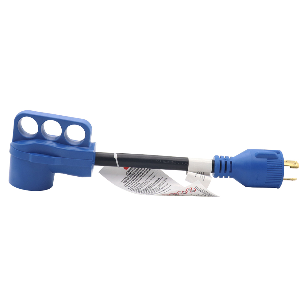 

30 Amp 3 Prong Locking Male to 30 50 Amp Female RV Dogbone Adapter Cable, 10-50, 501 Original