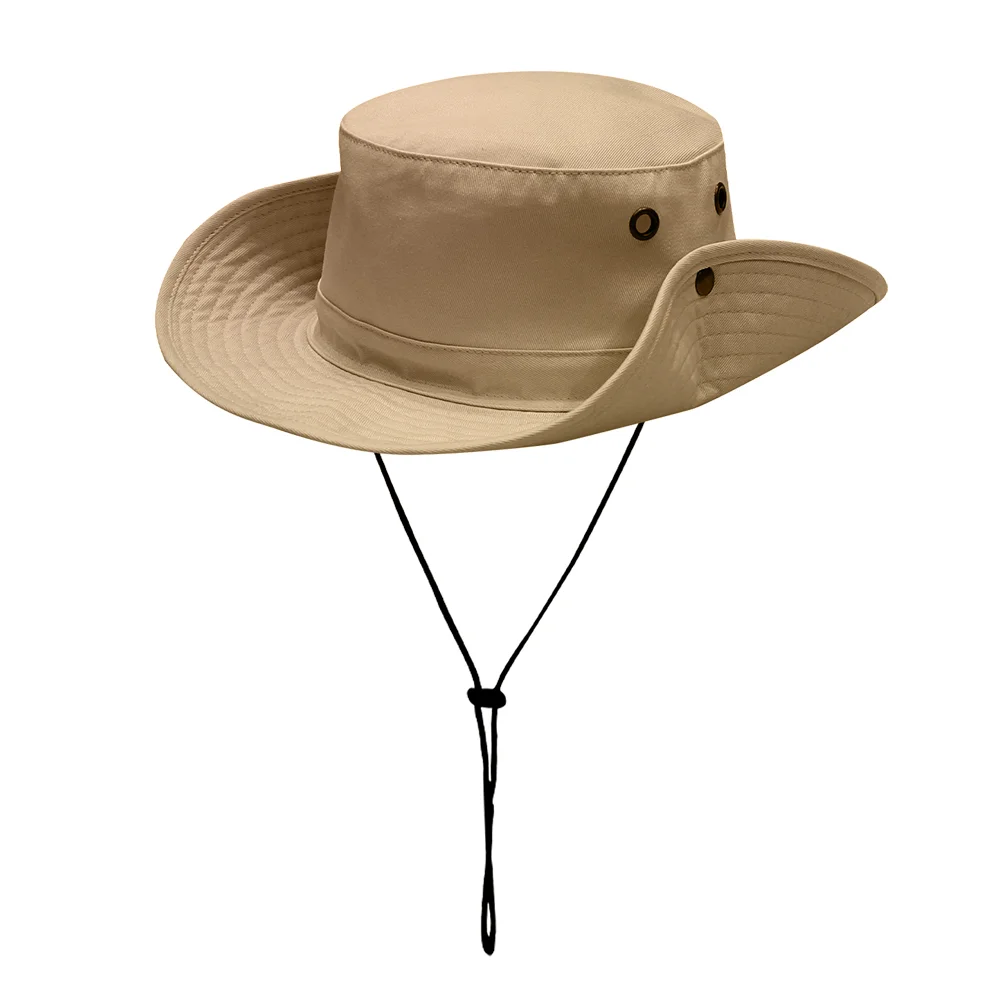 Stylish UV-Protective Men's Safari Bucket Hat with Rope: Fashion Meets Function