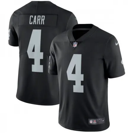 Men's Oakland Raiders #4 Derek Carr  Black Vapor Untouchable Limited Stitched NFL Jersey
