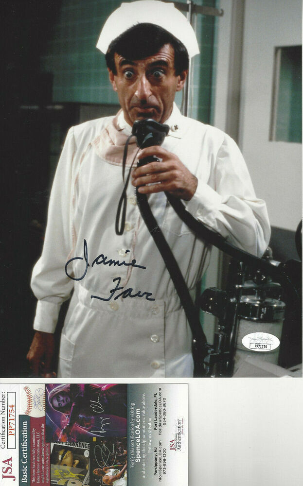 MASH  Jamie Farr autograph 8x10 dress as nurse  great Photo Poster painting JSA Certified