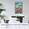 (US Local)Street View-11CT Stamped Cross Stitch Kit(40x70cm)