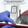 Paint Thickness Gauge Meter Fe/NFe Probe Coating Thickness Gauge with LCD Display for Cars Boat Metal Foil Furniture Accessories