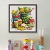Christmas Cooky-14CT Stamped Cross Stitch 53*53cm/20.87*20.87in tapestrymarket