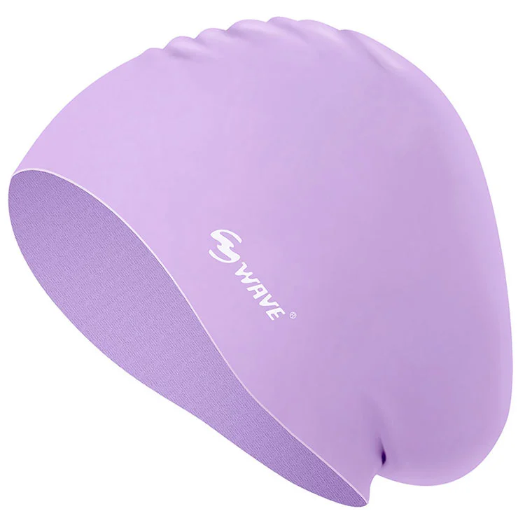 Funny silicone long hair swimming cap women waterproof diving man adults girl swim caps for women