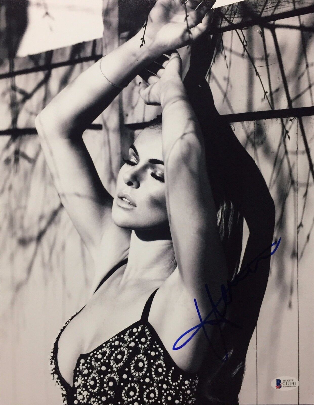 Serinda Swan Signed 11x14 Photo Poster painting *Model *Tron *Percy Jackson & The Olympians BAS