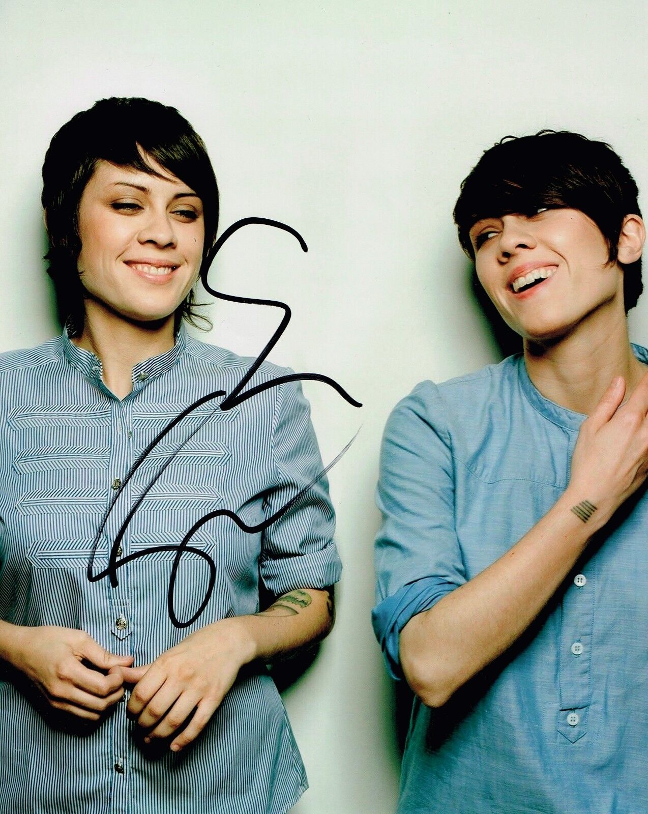 Tegan and Sara Hand Signed Autograph 8x10 Photo Poster painting In Person Proof Closer