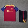 2024/2025 Barcelona pre-match training Red Shirt+Shorts 1:1 Thai Quality