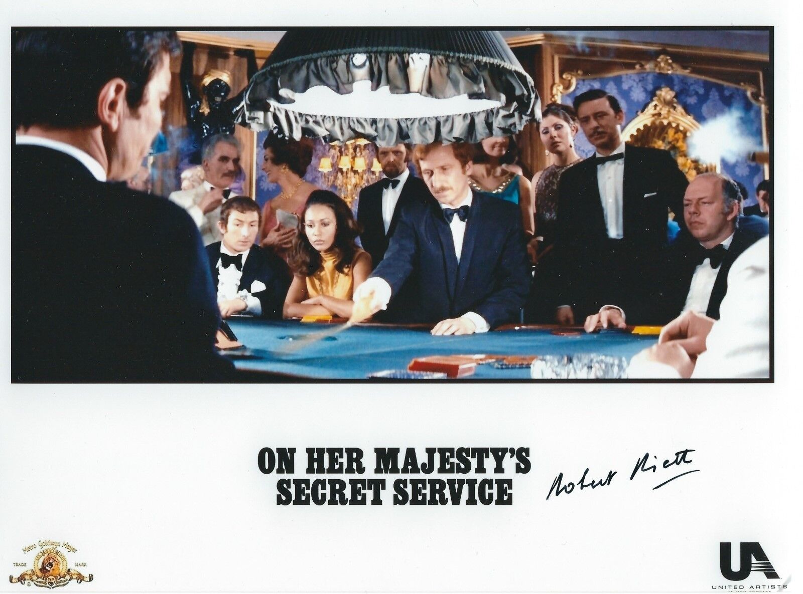 ROBERTO RIETTI SIGNED 007 JAMES BOND 8x10 Photo Poster painting - AFTAL & UACC RD AUTOGRAPH