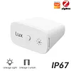 Light Sensor IP67 Waterproof Outdoor Lux Detector Compatible for Zigbee Gateway Hub