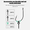 140pcs Carp Fishing Accessories Carp Fishing Boilie Screw Fishing Beads Stopper