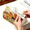 DIY Diamond Art Tissue Box Holder Farm Chicken PU Leather Diamond Art Desktop Organizer Resin Rhinestone Storage Organizers Gem Art Home Office Decor Craft Gift