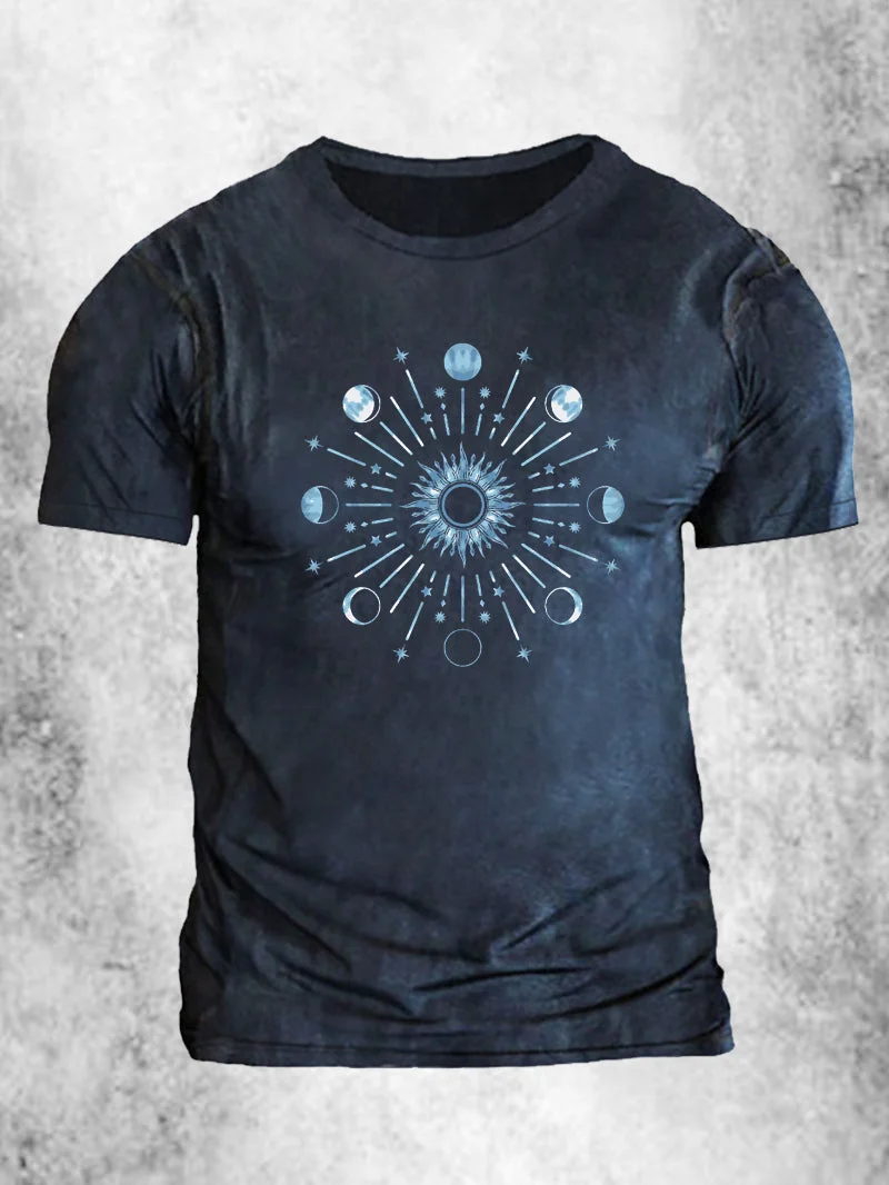 Men's Tie-Dyed XINGX Mandala Short-Sleeved Shirt in  mildstyles