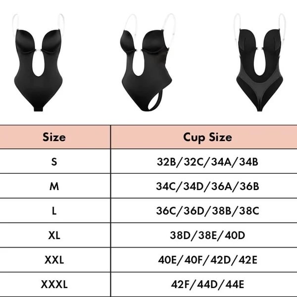 InviShaper Plunge Backless Body Shaper Bra