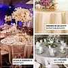 108" Champagne Seamless Satin Round Tablecloth