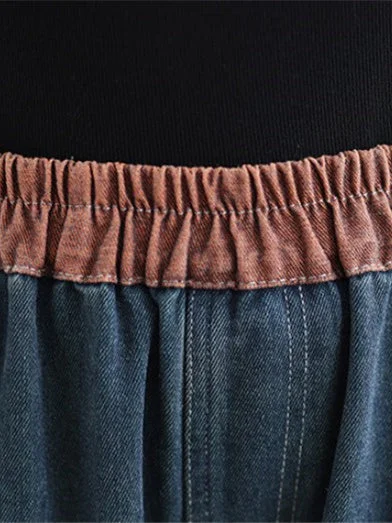 Women Half Sleeve V-neck Solid Color Dress