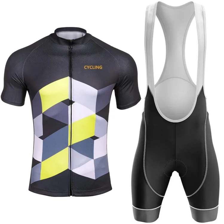 Camo Geometry Men's Short Sleeve Cycling Kit