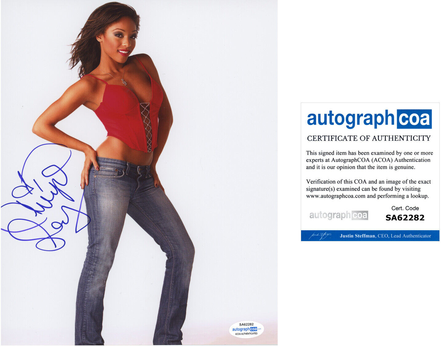 CHRYSTINA SAYERS signed Autographed GIRLICIOUS