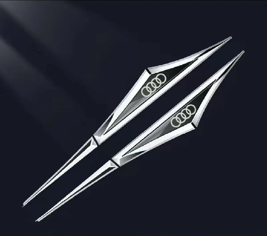 Car fender modification car logo metal sticker