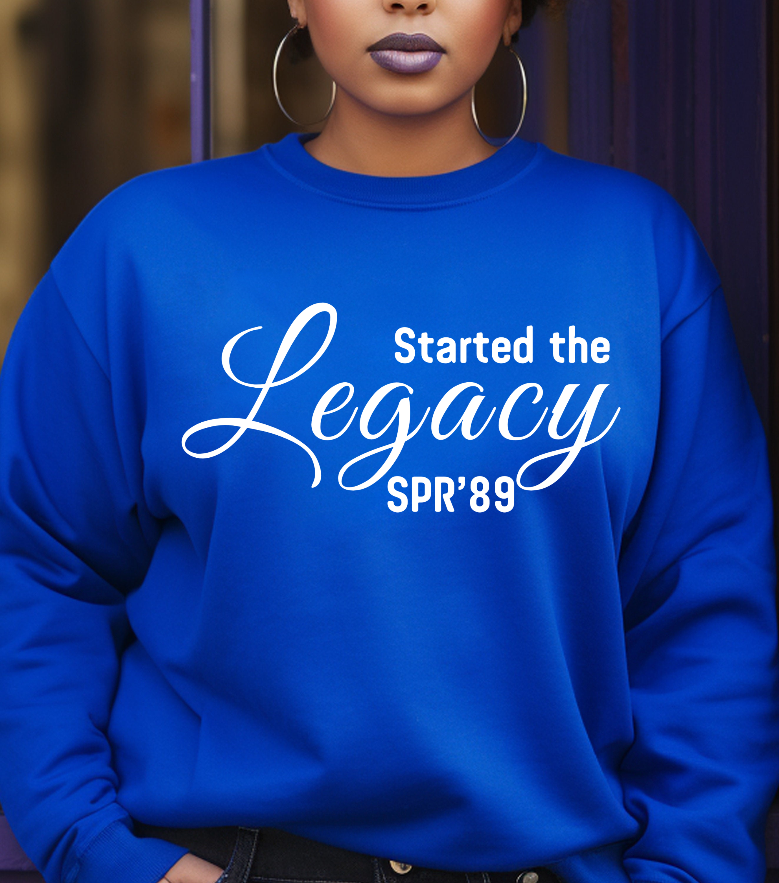 Started the Legacy  Sweatshirt and Hoodie