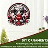 Cow DIY Diamond Painting Hanging Pendants Acrylic Crafts Kit for Home Wall Decor