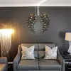 ✨Ailes d'ange noir Art des ailes en m&eacute;tal d&eacute;coration Murale avec lumi&egrave;res LED