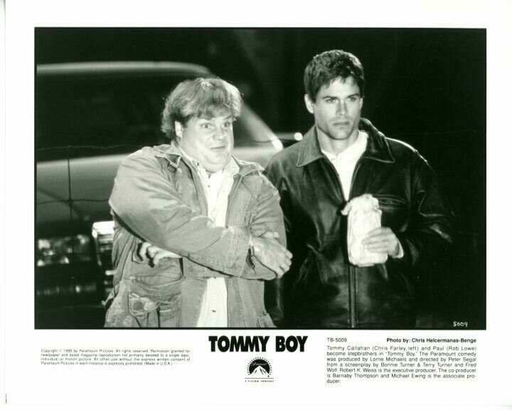 Chris Farley Rob Lowe Tommy Boy Original Press 8X10 Photo Poster painting