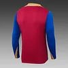 2023/2024 Barcelona Half-Pull Training Suit Red-blue Jersey Set