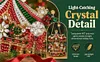 Xmas Carousel Diamond Painting Ornament DIY Pendant Kit 9.45x9.45in
