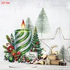 2D Flat Christmas Print DIY Diamond Painting Desktop Ornaments Kit Table Decor