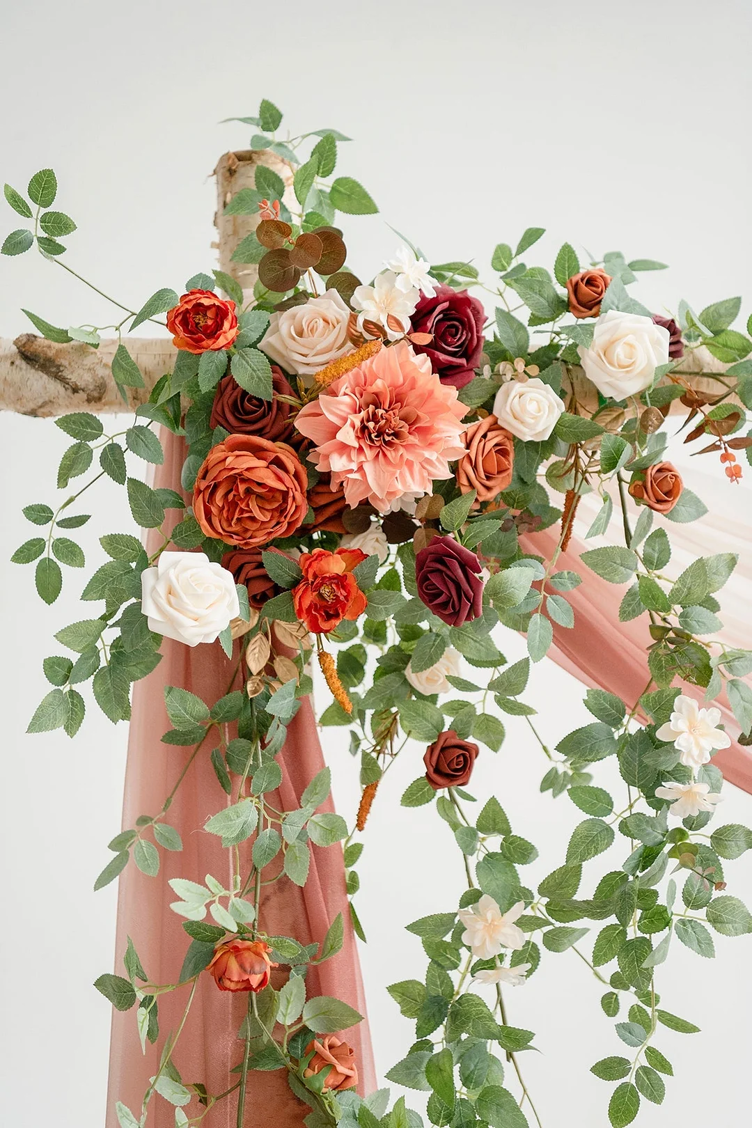 Flat Arch Flower in Sunset Terracotta