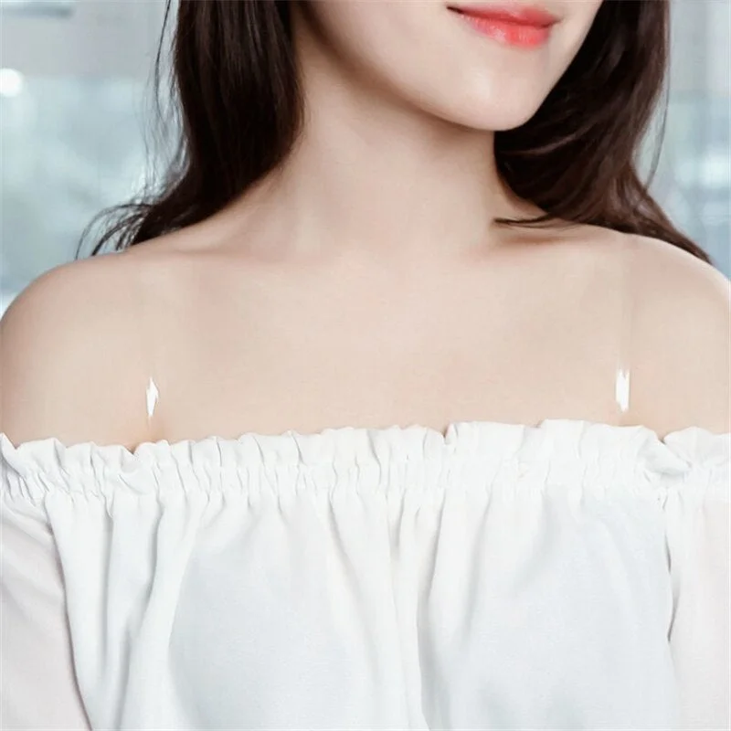 Transparent Bras Straps Beauty Back Sexy Print Shoulder Brassiere Invisiable Straps Urtal Thin Women Underwear Bra Accessories
