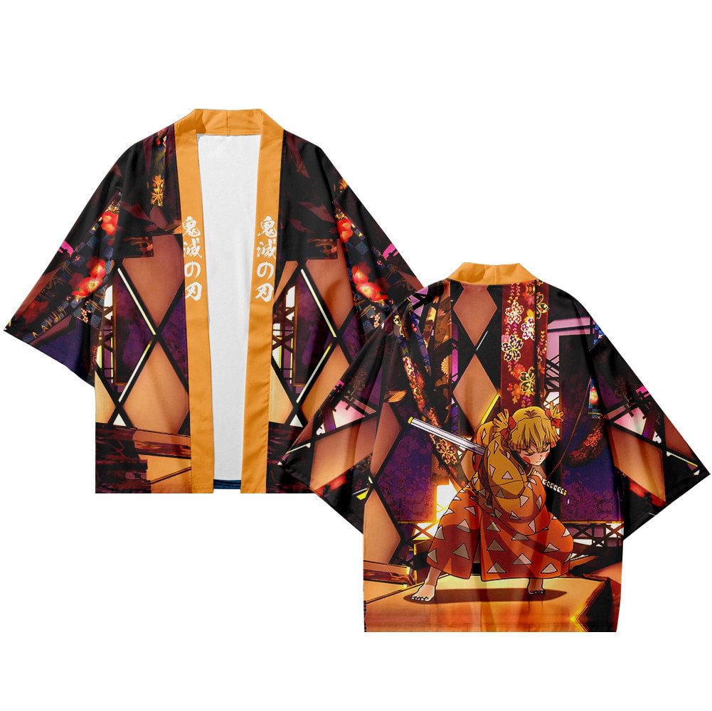 Demon Slayer Agatsuma Zenitsu Funny Kimono weebmemes