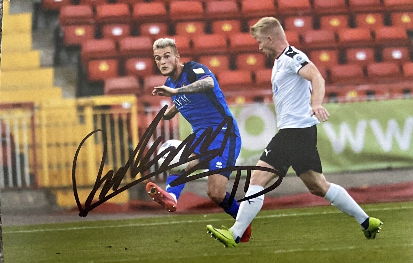 Ben Dickenson Genuine Hand Signed Carlisle United 6X4 Photo Poster painting 2