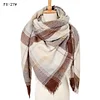 Plaid Pashmina Scarf Winter Scarf For Women