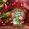 Diamond Painting Wooden Christmas Table Top Ornament Kits Xmas Home Decor