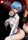 Cheongsam Soryu Asuka Langley & Rei Ayanami - (EVA) Neon Genesis EVAngelion Resin Statue - Apr. Studio